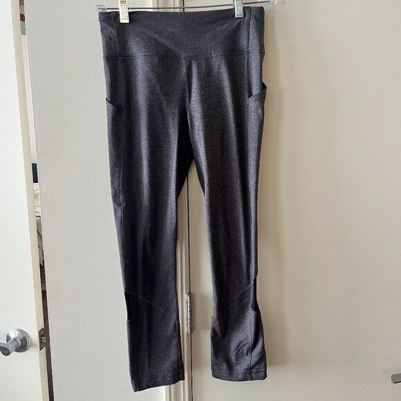 Lululemon Pace Rival Crop 22" Heathered Black size 4 - Picture 5 of 12
